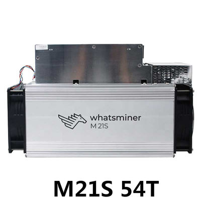 중고 Asic Whatsminer M21S 54Th 3240W SHA256 중고 Microbt 광부
